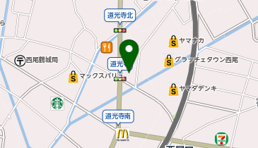 サイクルジョイ西尾店の地図画像