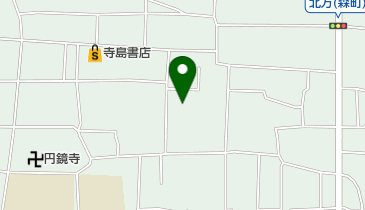 奥村理容室の地図画像