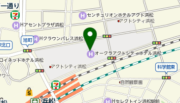 浜松新卒応援ハローワークの地図画像