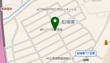 トータルハウジングウベ株式会社関西営業所の地図画像