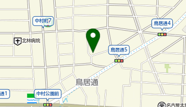 名古屋市役所 子ども青少年局 名古屋のびのび子育てサポート事務局 中村の地図画像