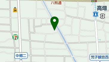 やまもり接骨院の地図画像