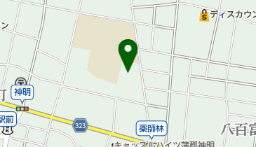蒲郡市役所 各種施設 がまごおり児童館の地図画像
