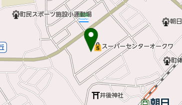 エリートクリーニング オークワ朝日インター店の地図画像