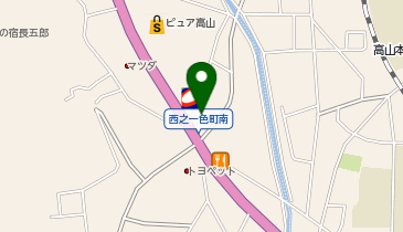 ネッツトヨタ岐阜株式会社 高山店の地図画像