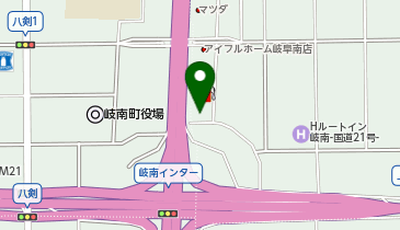 ペットショップ犬の家岐南店の地図画像