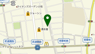 ボディケアサロンリグレ小牧店の地図画像