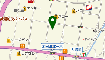 ペットショッププチマリア美濃加茂店の地図画像