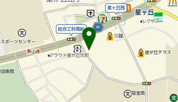 UNIVERSALピラティススタジオの地図画像