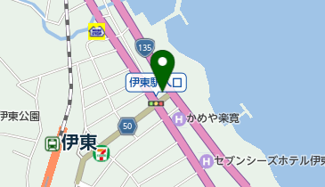 日建学院伊東校の地図画像