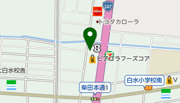 ポワソンルージュの地図画像