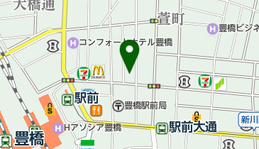 カードラボ豊橋店の地図画像