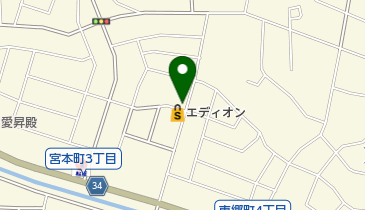愛和治療院の地図画像