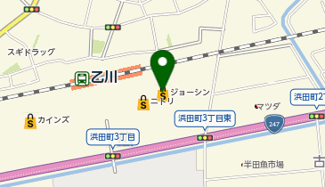 ジョーシン半田店キッズランドの地図画像