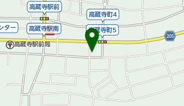 高蔵寺塾の地図画像