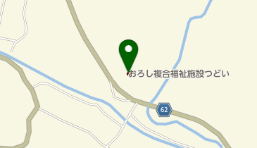 おろし複合福祉施設つどいの地図画像