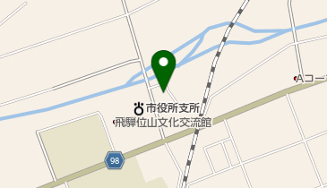 高山市役所 学校教育課 高山市教育研究所 であい塾の地図画像