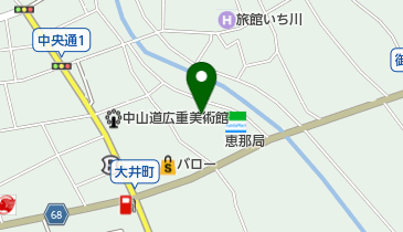 王子マテリア株式会社恵那工場の地図画像