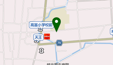 GKの進学塾高富校の地図画像
