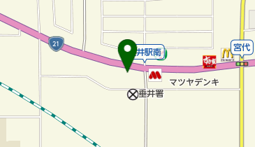 永井酒店の地図画像