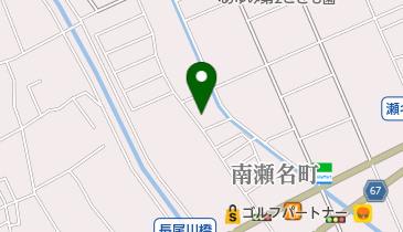 南瀬名会館の地図画像