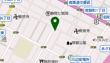 ピュアクリーニング シネマ通りの地図画像