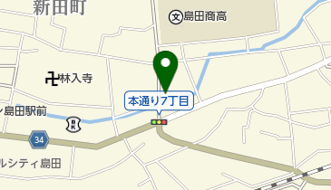 和みの整体院風の地図画像