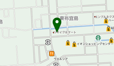 EARTH焼津店の地図画像