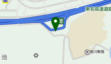 鐘庵東名小笠パーキングエリア店の地図画像