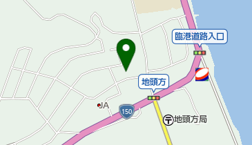 地頭方区公民館の地図画像