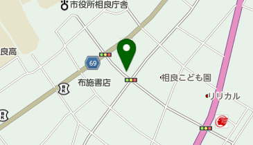 前田理髪店の地図画像