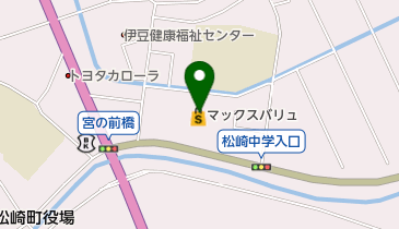 有限会社賀茂クリーニング松崎店の地図画像