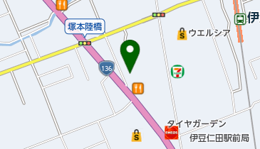 美洗館 田方工場の地図画像