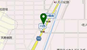 有限会社吉田金物の地図画像