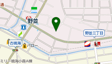 野並八劔社の地図画像