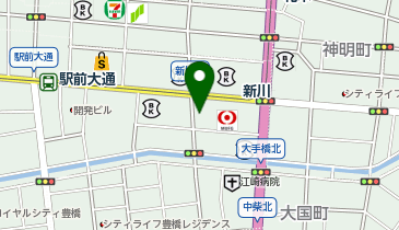 第一学院高等学校豊橋キャンパスの地図画像