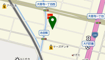イシグロ岡崎大樹寺店の地図画像