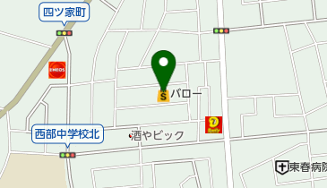 あかのれん春日井西店の地図画像