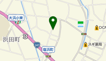 大浜下区コミュニティセンターの地図画像