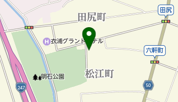 田尻区民館の地図画像