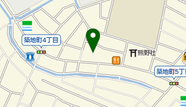 築地はり灸接骨院の地図画像