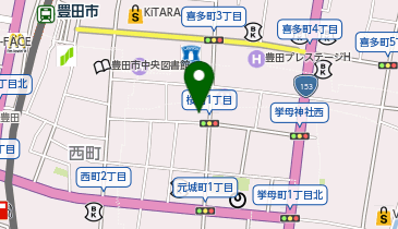 宝石・メガネ・時計ヤナセの地図画像