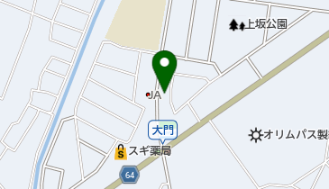 オクムラスポーツの地図画像