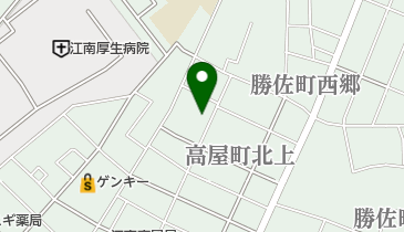 有限会社豊場造園の地図画像