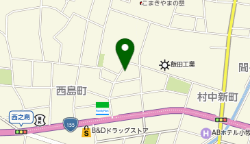 西島グループホームひまわりの地図画像