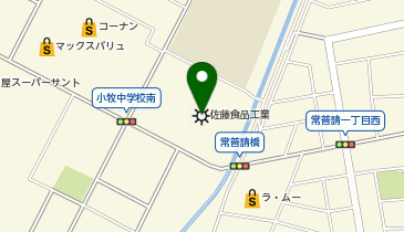 佐藤食品工業株式会社 本社の地図画像