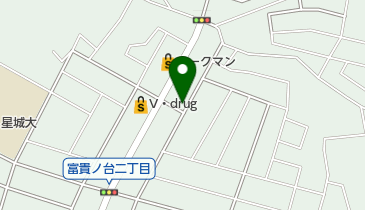 ヒバリ調剤薬局 富貴の台店の地図画像