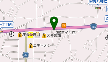 ヘアーサロンコンパスの地図画像