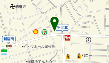 ヘアーノックスの地図画像