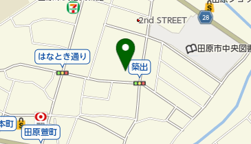 コインランドリーせんたっく田原店の地図画像